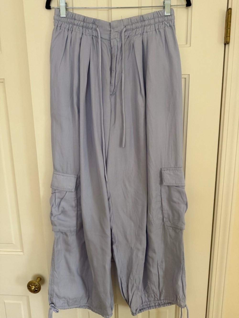 Free People Soft Lavender Cargo Pants
